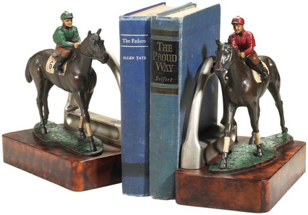 Horse Racing Bookends