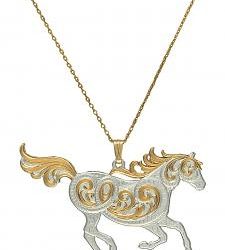 Montana Silversmith Galloping Horse Necklace