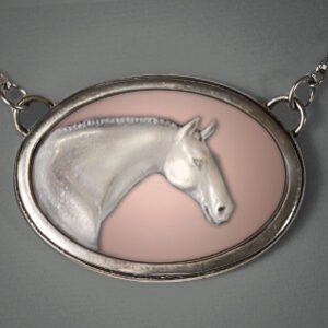 THOROUGHBRED CAMEO NECKLACE