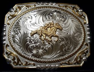 horse racing belt buckle