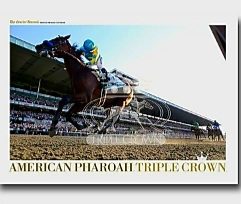 American Pharoah Triple Crown Poster