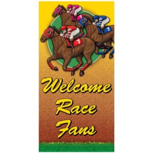 Racehorse Giant Door Poster