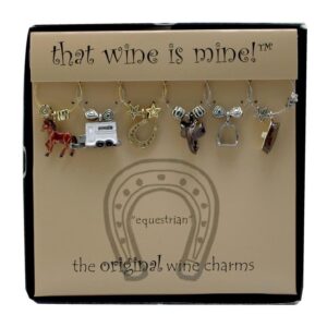EQUESTRIAN WINE CHARMS