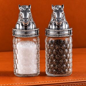 HORSE HEAD SALT AND PEPPER SHAKERS