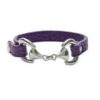 Snaffle Bit Bracelet Purple
