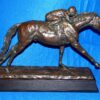 Stretch Run Horse Racing Trophy