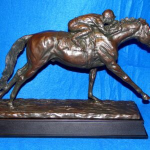 Stetch Run Horse Racing Trophy