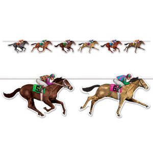 Racehorse and Jockey Party Streamer