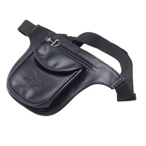 GALLOPING HORSE FANNY PACK BLACK
