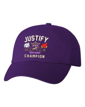 Justify Triple Crown Cap Purple