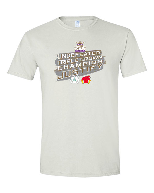 Justify Official Undefeated Triple Crown T-Shirt
