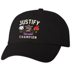 Justify Triple Crown Hat Black