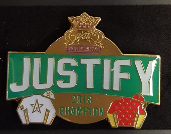 Justify Official Triple Crown Pin