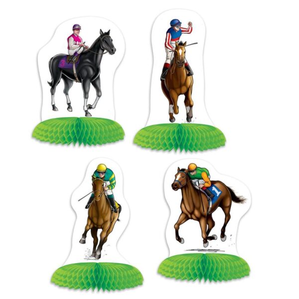 Horse Racing Table Centerpieces