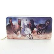 Horse zip wallet