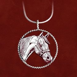 Quarter Horse Necklace - Winning Touches Equestrian Gifts