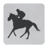 Racehorse and Jockey Coaster