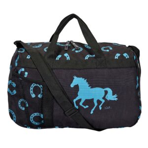 Blue Horseshoes Duffle bag