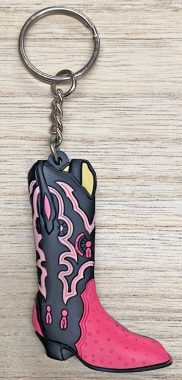 Cowgirl Boot Keyring
