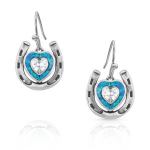 Horseshoe Heart Earrings
