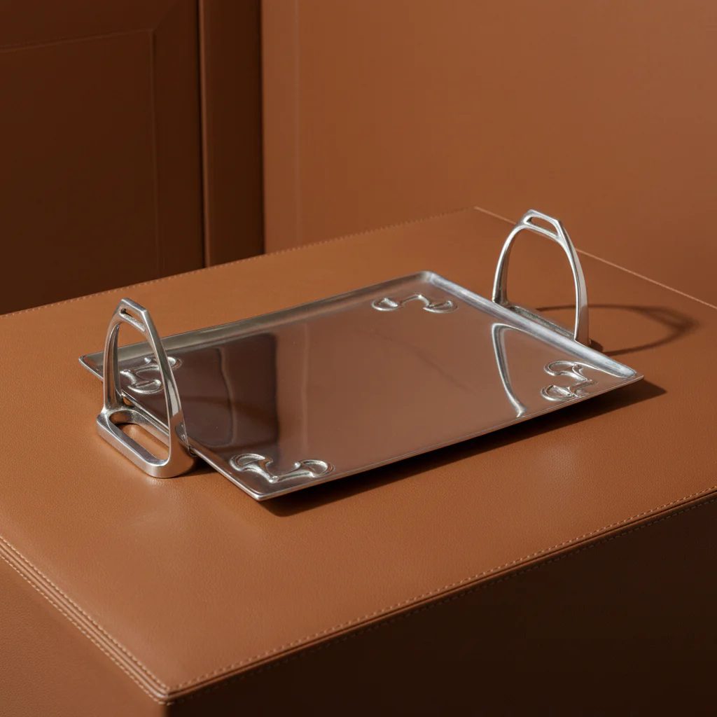 EQUESTRIAN STIRRUP SERVICE TRAY - LARGE - Image 5