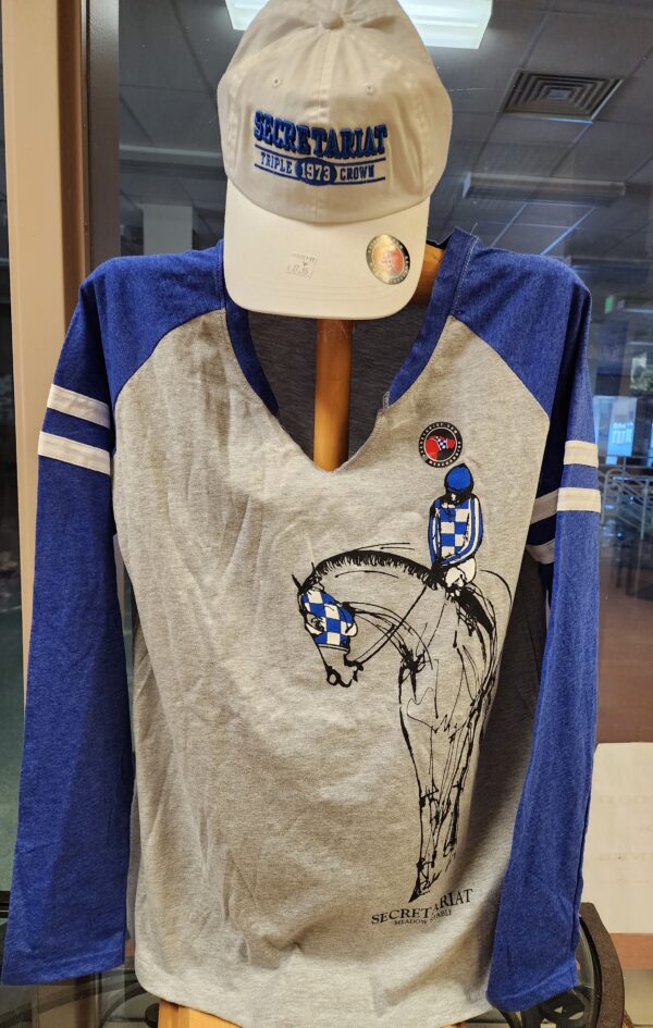 Secretariat Long Sleeve Neck Tee