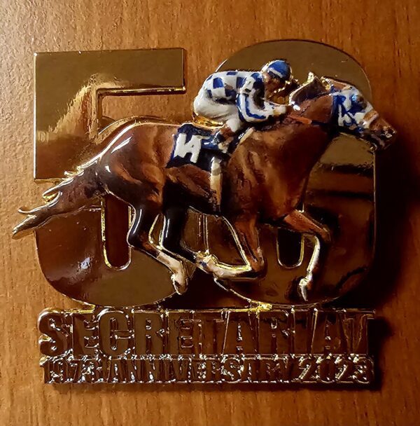 Secretariat 50th Anniversary Kentucky Derby Pin