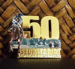 Secretariat 50th Anniversary Hat/Lapel Pin