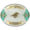 RACING TO THE WIRE TROPHY BELT BUCKLETG
