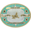 DOWN THE STRETCH HORSE RACING AND RODEO TROPHY BUCKLE - Image 6