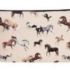 HORSES ALL OVER COSMETIC CASE