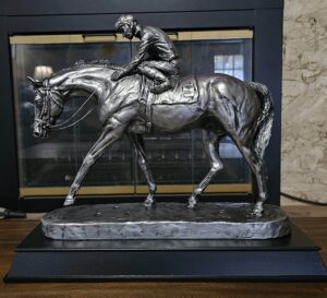 WELL RUN TROPHY ANITQUE SILVER