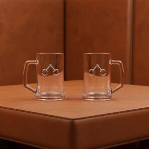 SNAFFLE BIT BEER MUGS