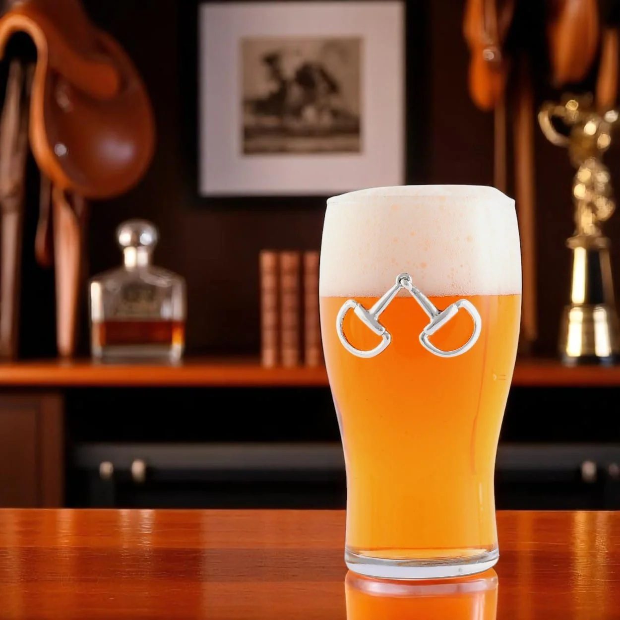SNAFFLE BIT PILSNER GLASSES