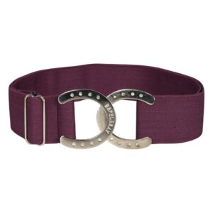 HORSESHOES BUCKLE ELASTIC BELT