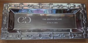 EQUESTRIAN SNAFFLE BITS TRAY TROPHY
