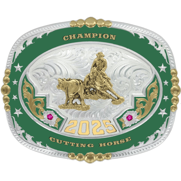 CUTTING HORSE TROPHY BUCKLE