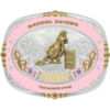 BARREL RACING TROPHY BUCKLE
