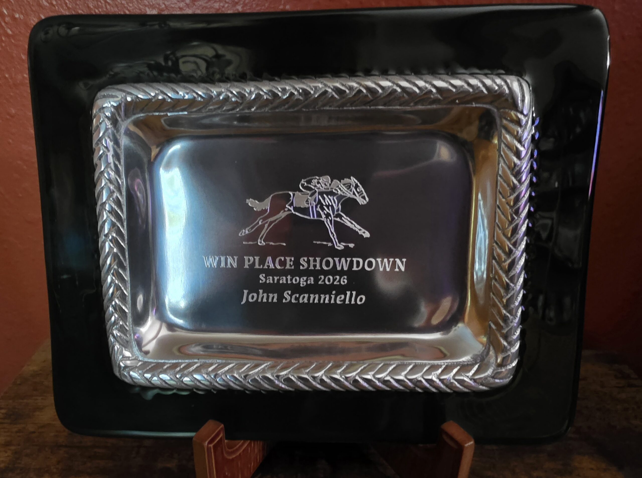 POST PARADE TRAY TROPHY