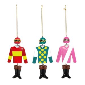 JOCKEY SILK ORNAMENT ORNAMENT