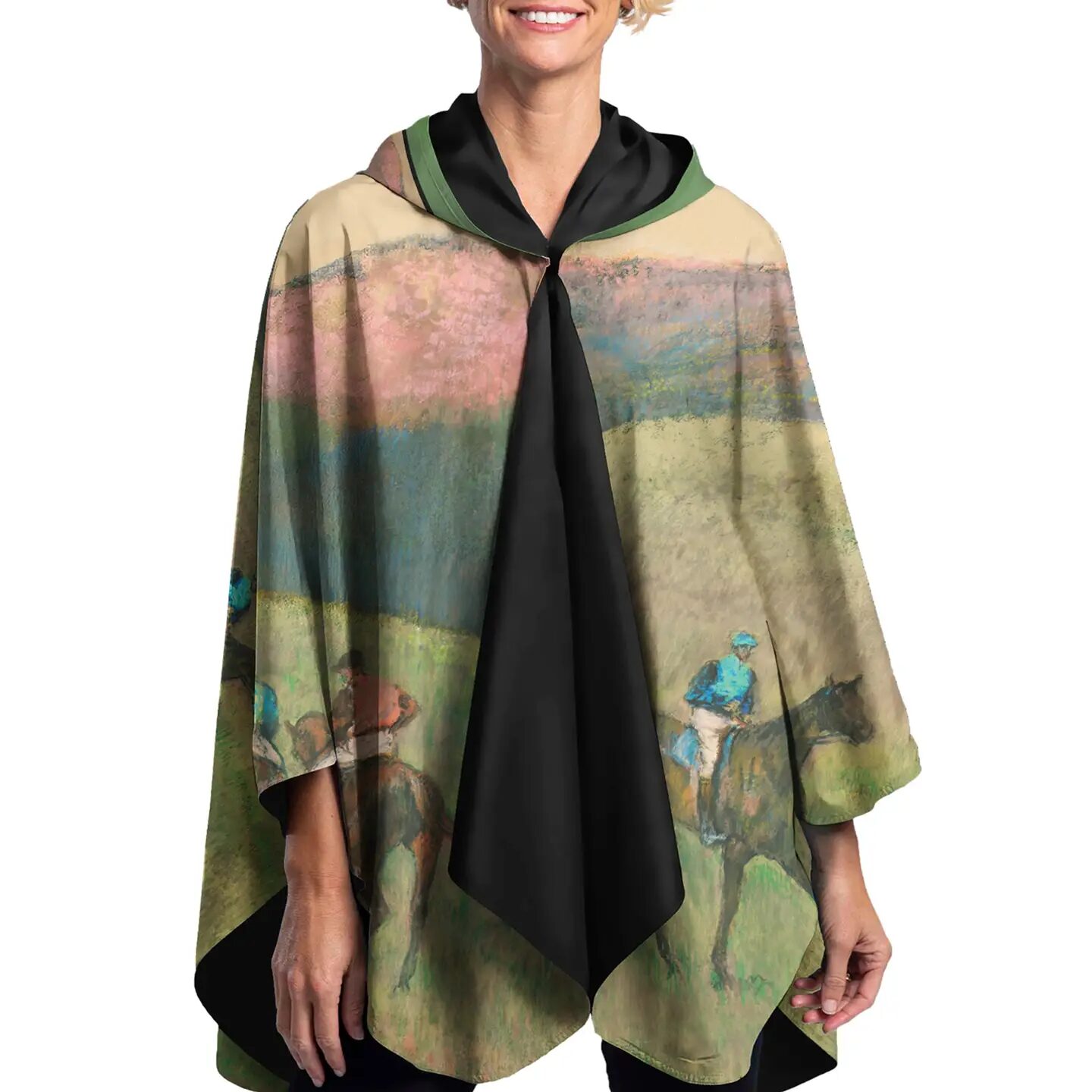 HORSE RACING RAIN CAPE